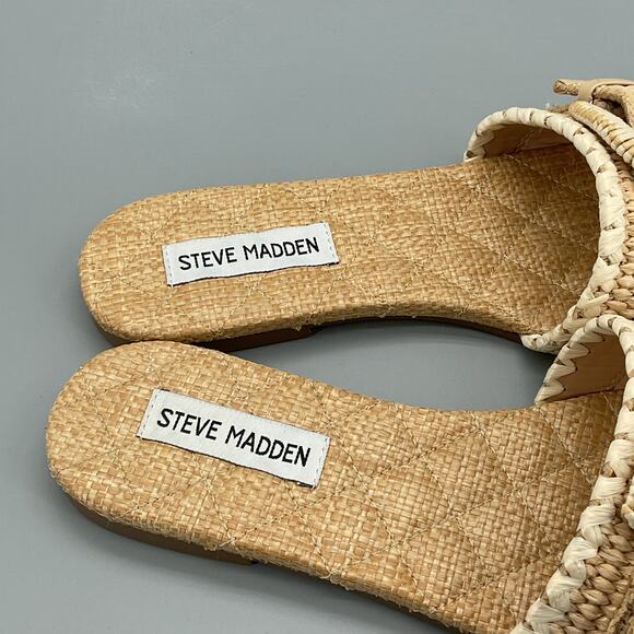 Steve Madden Women’s Merla Slide Sandals Beige Size 7.5M - Picture 6 of 10